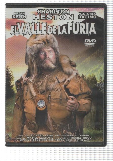 DVD, pelicula: El valle de la furia (1980). Dirigida por Richard Lang, intervienen Brian Keith, Charlton Heston, Victoria Racimo