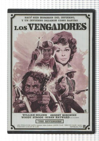 DVD, pelicula: Los Vengadores, 1972 (The Revengers). Director: Daniel Mann, actores: William Holden, Ernest Borgnine, Susan Hayward