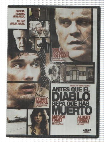 DVD, pelicula: Antes que el diablo sepa que has muerto (2008). Dirigida por Sidney Lumet con Ethan Hawke, Albert Finney