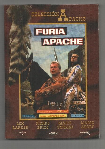 DVD, pelicula: Furia Apache (1963), Coleccion Apache. Basada en la novela de Karl May. Dirigida por Harald Reinl con Lex Barker