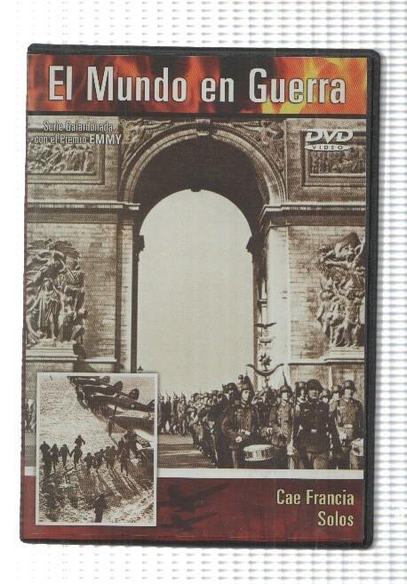 DVD, documental: El Mundo en Guerra - Cae Francia, Solos. Narrado por Laurence Olivier