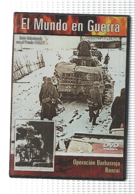 DVD, documental: El Mundo en Guerra - Operacion Barbarroja, Banzai. Narrado por Laurence Olivier