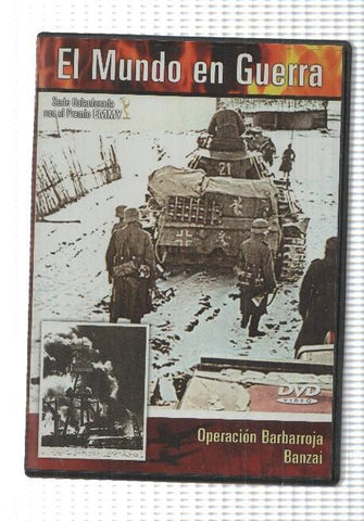 DVD, documental: El Mundo en Guerra - Operacion Barbarroja, Banzai. Narrado por Laurence Olivier