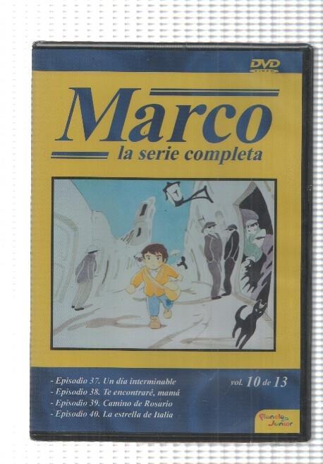 DVD, dibujos: Marco (1976) vol. 10, De los Apeninos a los Andes. Incluye los episodios 37 al 40. Planeta Junior