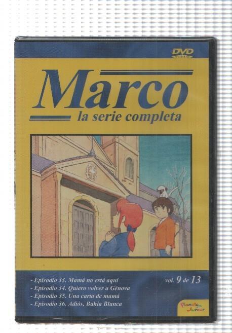 DVD, dibujos: Marco (1976) vol. 09, De los Apeninos a los Andes. Incluye los episodios 33 al 36. Planeta Junior