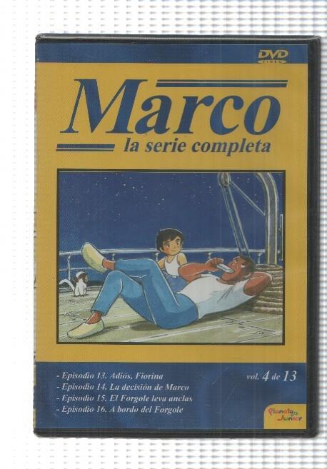 DVD, dibujos: Marco (1976) vol. 04, De los Apeninos a los Andes. Incluye los episodios 13 al 16. Planeta Junior