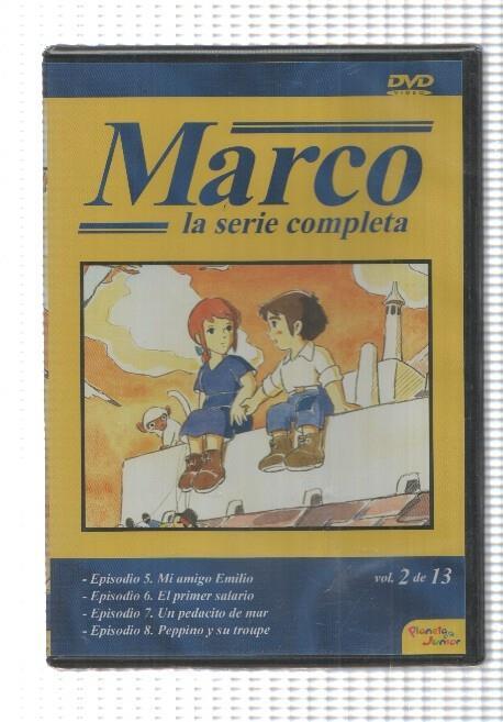 DVD, dibujos: Marco (1976) vol. 02, De los Apeninos a los Andes. Incluye los episodios 5 al 8. Planeta Junior