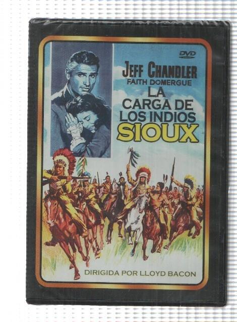 DVD, peliculas: La carga de los indios sioux (1953). Con Jeff Chandler, Faith Domergue. Dirida por: Lloyd Bacon