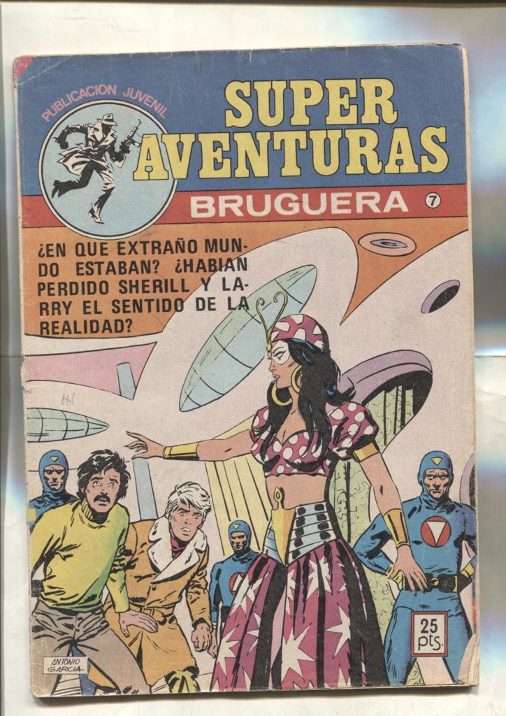 Super Aventuras numero 7: 4 historietas: Carlos Freixas, Julio Vivas, etc
