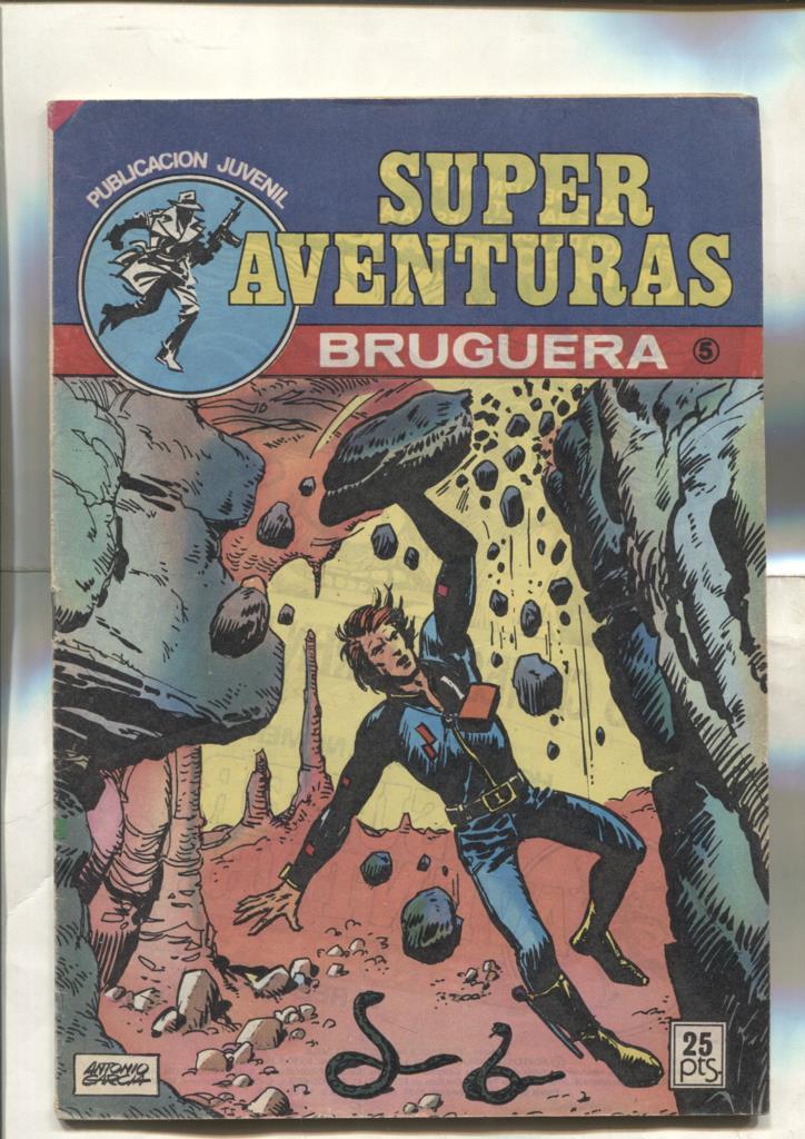 Super Aventuras numero 5: 4 historietas: Carlos Freixas, Julio Vivas, etc