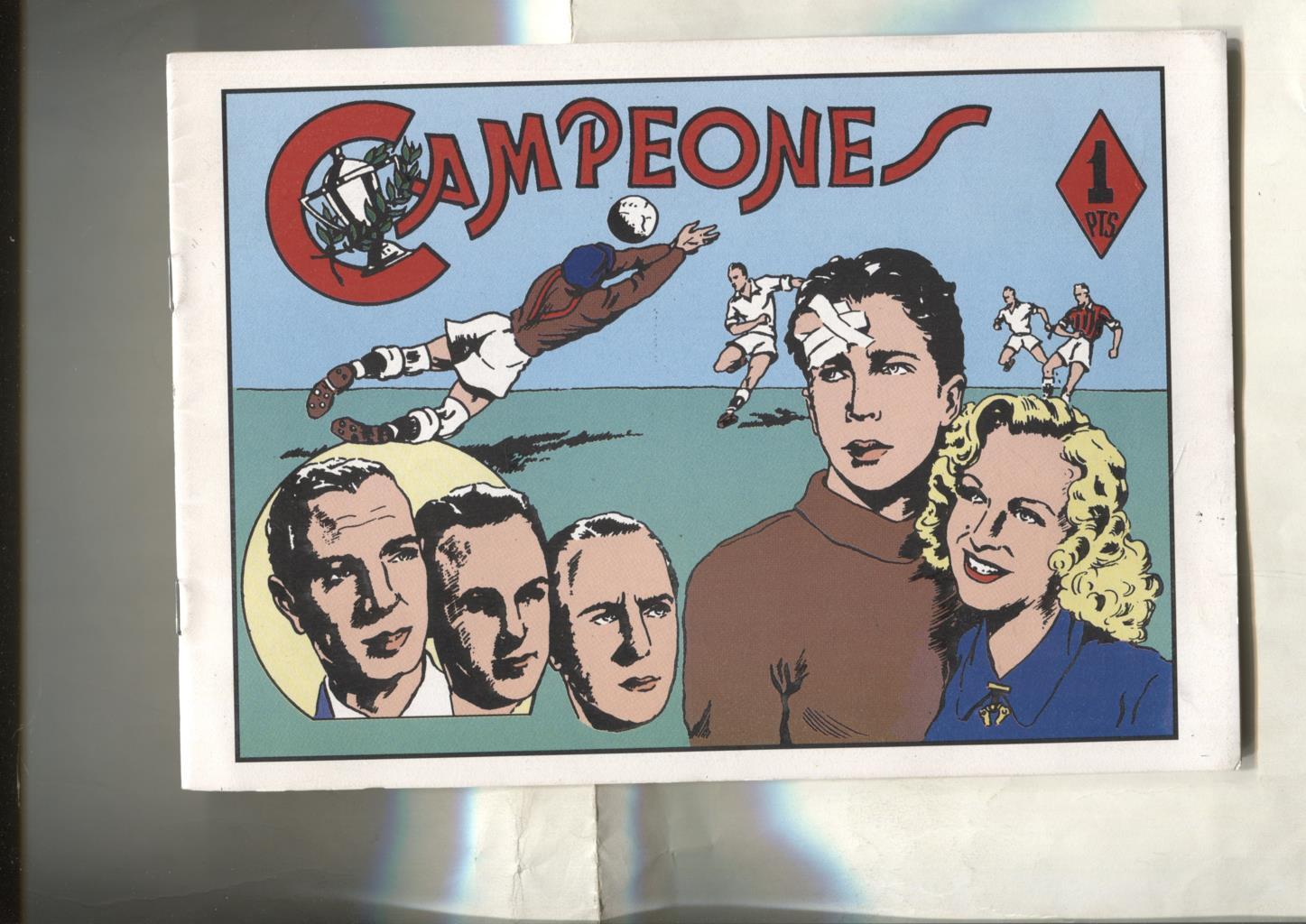 Facsimil: Campeones, dibujo de A.Lopez Rubio