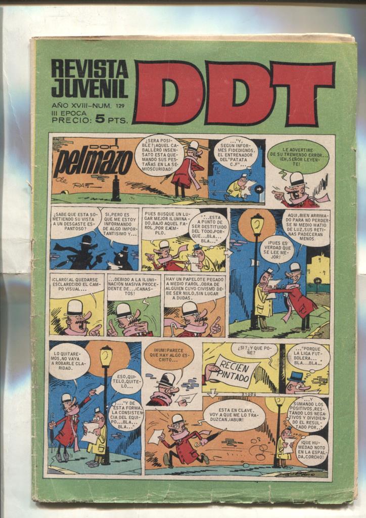 DDT tercera epoca numero 129: Don Pelmazo