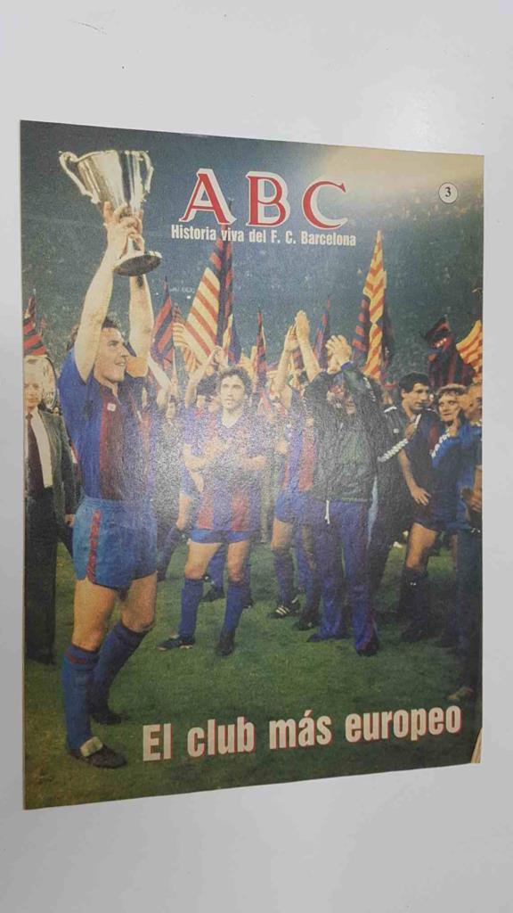 Fasciculo: ABC, Historia viva del FC Barcelona 03 - El club más europeo. Contracubierta: Jose Samitier