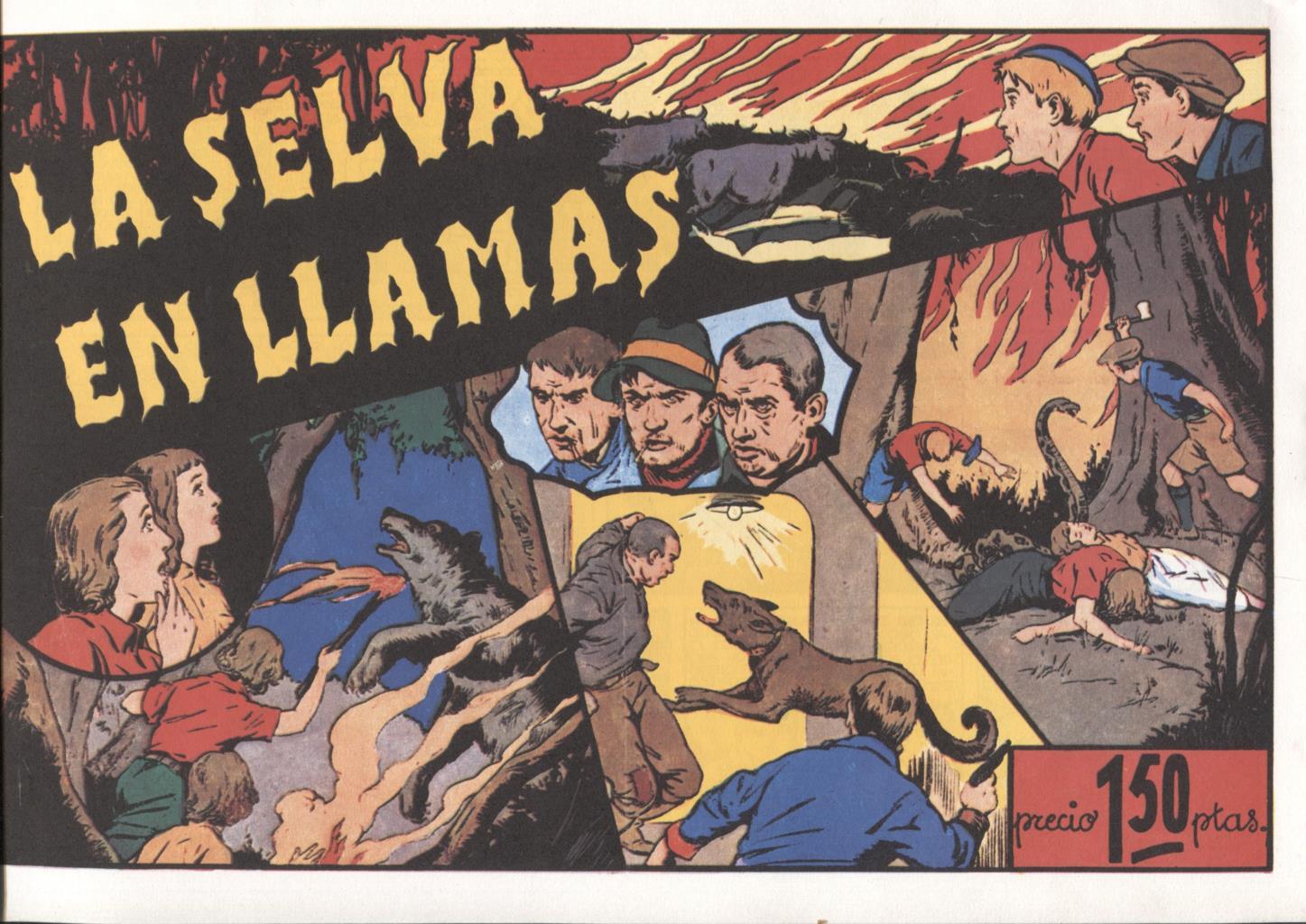 Facsimil: Juan y Luis: La selva en llamas