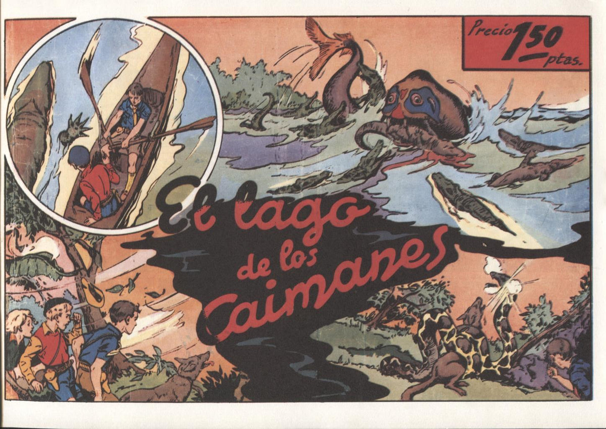 Facsimil: Juan y Luis: El lago de los caimanes