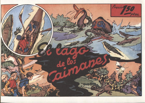 Facsimil: Juan y Luis: El lago de los caimanes