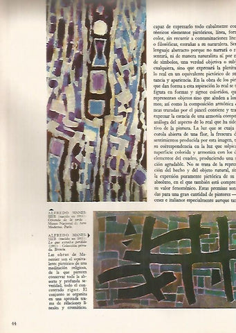 LAMINA 15927: Ofrenda de la tarde y Lo que estaba perdido, por Manessier 