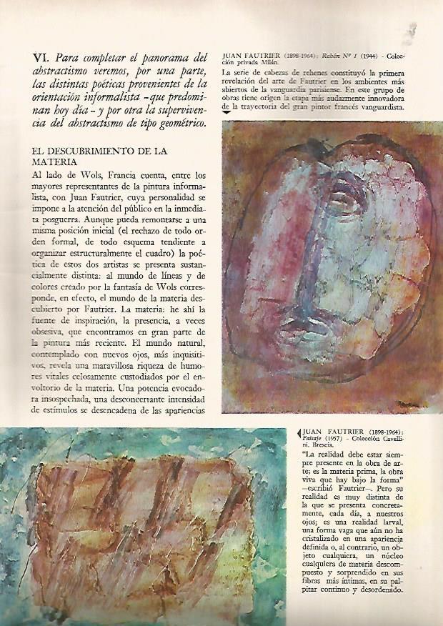LAMINA 15942: Rehen nº 1 y Paisaje, por Fautrier