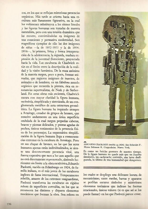 LAMINA 15973: San Sebastian II, por E. Paolozzi