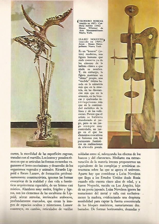 LAMINA 15975: Centinela marino, por Roszak y Joven, por Noguchi