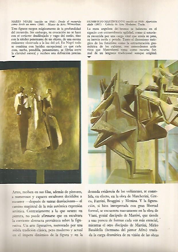 LAMINA 15980: Aparicion alada, por H. Mastroiani y Desde el recuerdo, por M. Negri