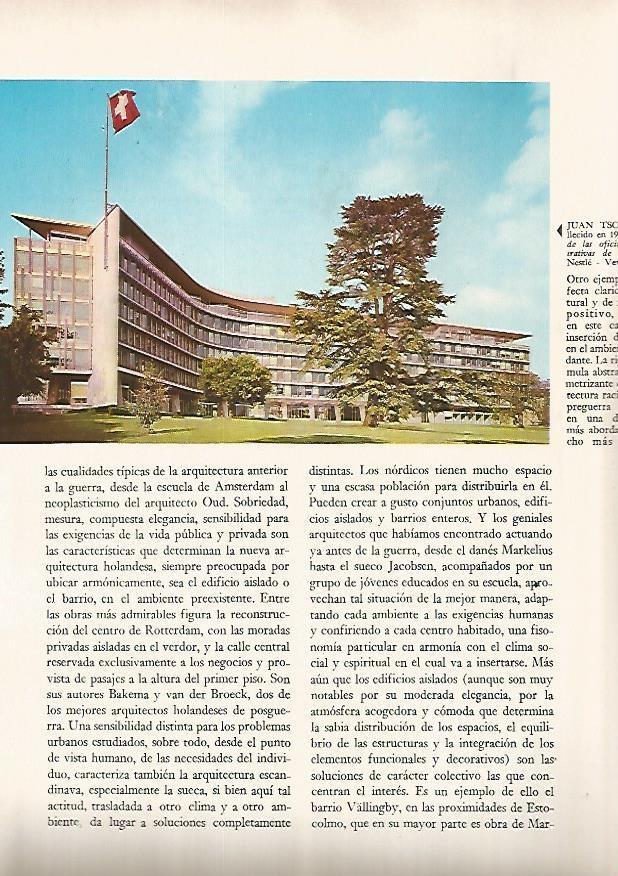 LAMINA 15983: Oficinas Nestle en  Vevey, Suiza