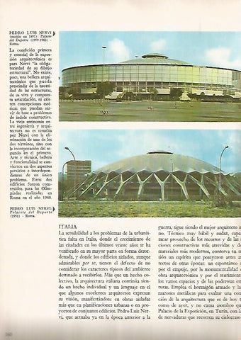 LAMINA 15985: Palacio del Deporte en Roma