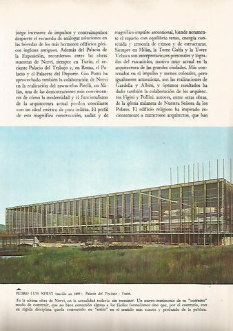 LAMINA 15986: Palacio del Trabajo en Turin