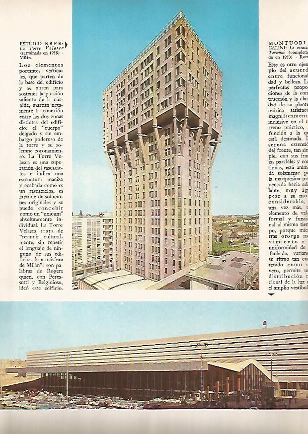 LAMINA 15987: La Torre Velasca en Milan
