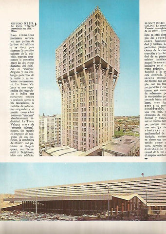 LAMINA 15987: La Torre Velasca en Milan