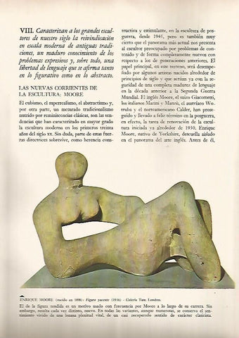 LAMINA 15966: Figura yacente, por E. Moore