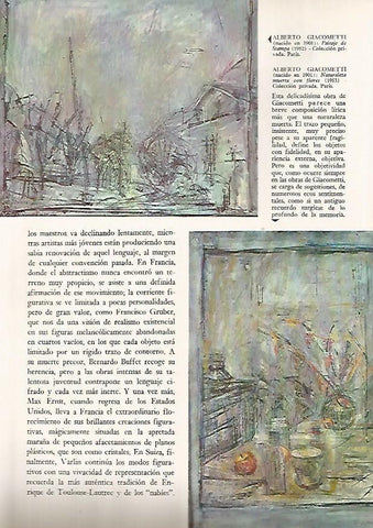 LAMINA 15952: Paisaje con Stampa y Naturaleza muerta con flores, por Giacometti