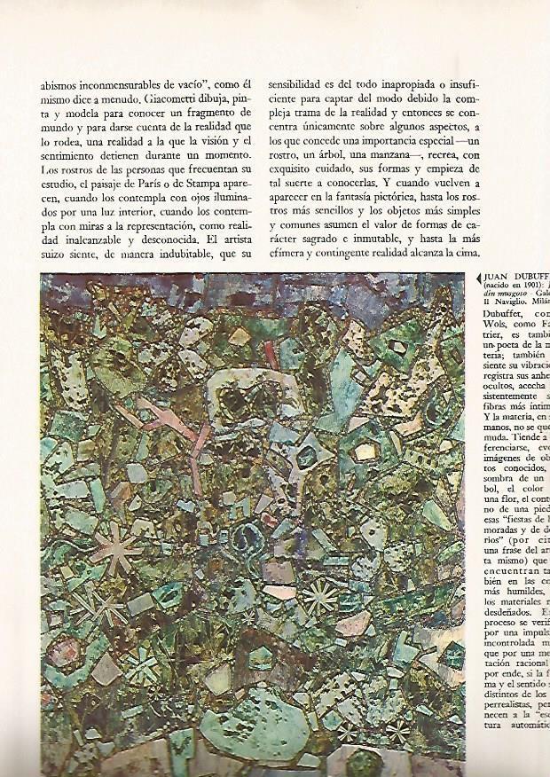 LAMINA 15953: Jardin musgoso, por J. Dubuffet