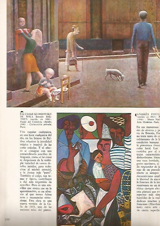 LAMINA 15955: Pasaje del Comercio, por Balthus y Bretaña, por Fougeron