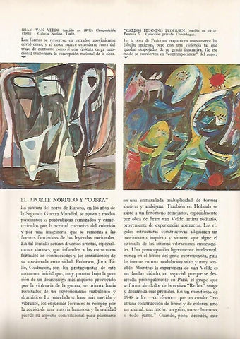 LAMINA 15960: Composicion, por Van Velde y Fantasia II, por Pedersen