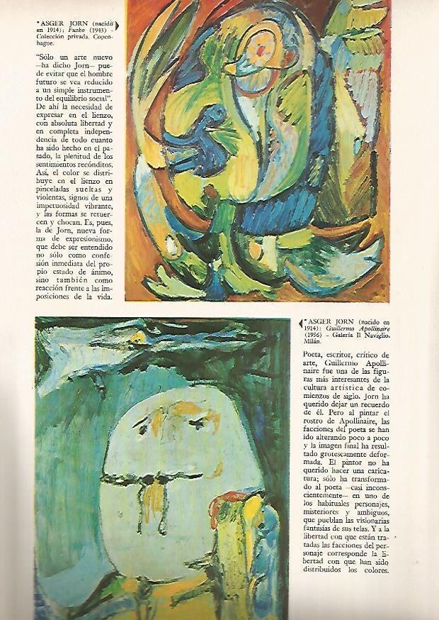 LAMINA 15961: Fusko y Guillermo Apollinaire, por A. Jorn 