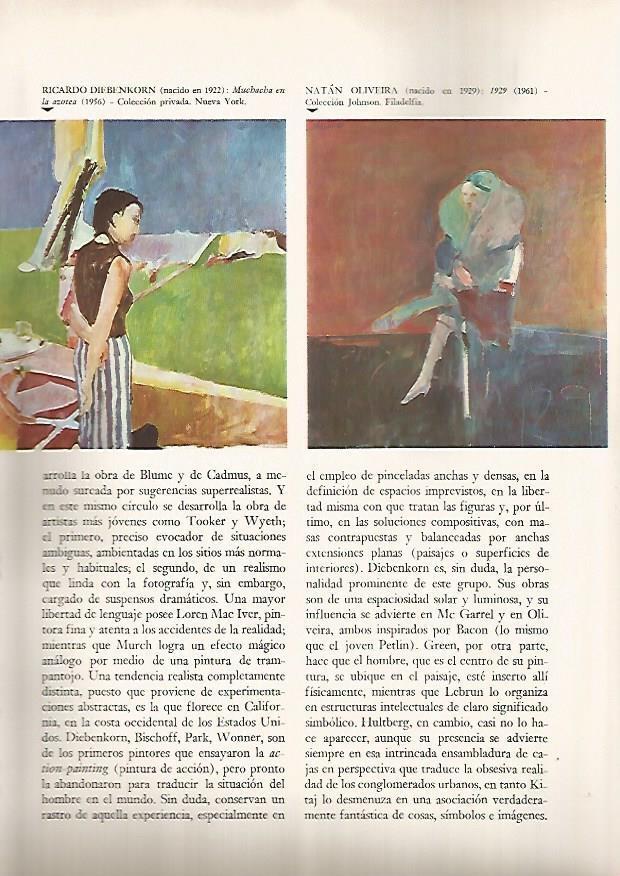 LAMINA 15964: Muchacha en la azotea, por Diebenkorn