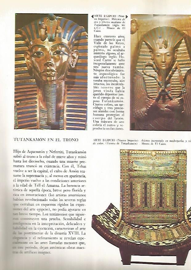 LAMINA 15900: Mascara de Tutankhamon, Egipto