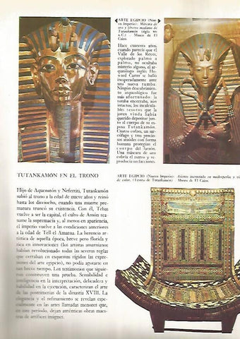 LAMINA 15900: Mascara de Tutankhamon, Egipto