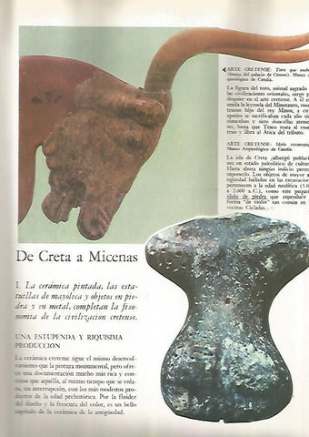 LAMINA 15838: Toro e idolo de Knosos, Grecia