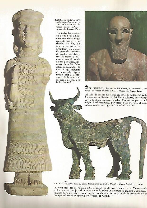 LAMINA 15852: Arte sumerio: Idi Narum y toro de Cobre