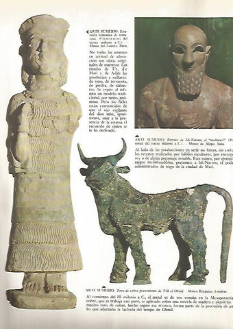 LAMINA 15852: Arte sumerio: Idi Narum y toro de Cobre