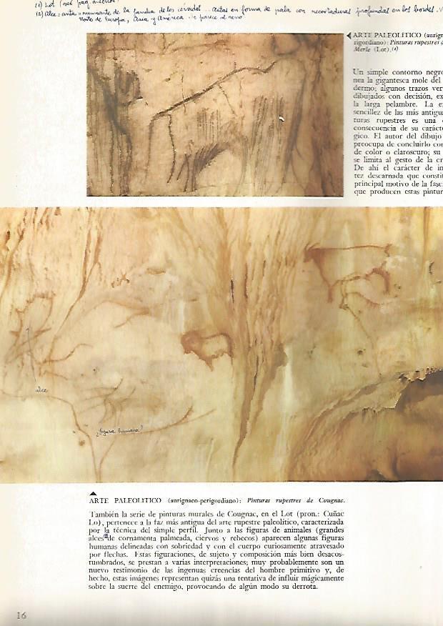 LAMINA 15817: Pinturas rupestres de PechMerle y de Cougnac