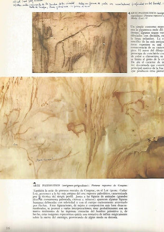 LAMINA 15817: Pinturas rupestres de PechMerle y de Cougnac