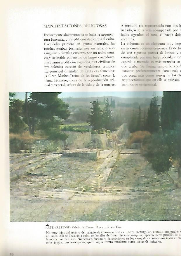 LAMINA 15834: Teatro del Palacio de Knosos en Creta, Grecia