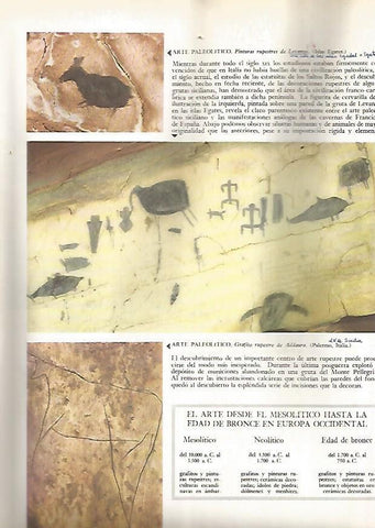 LAMINA 15823: Pinturas rupestres de Levanzo y Addaura