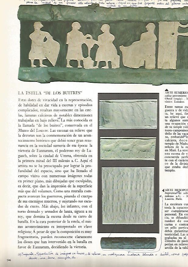 LAMINA 15856:  Friso de Tell Obeid y sellos sumerios de Irak