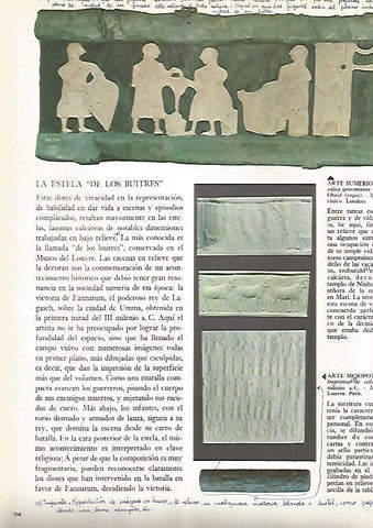 LAMINA 15856:  Friso de Tell Obeid y sellos sumerios de Irak