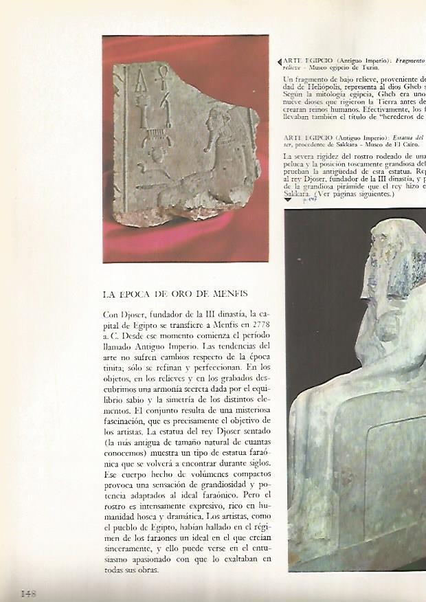 LAMINA 15883: Estatua del rey Djoser, Egipto