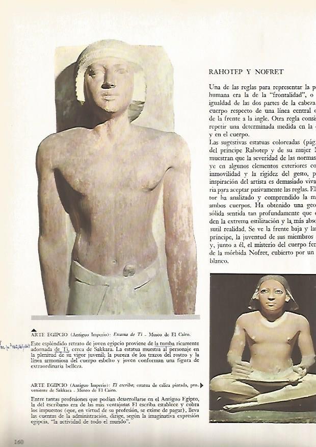 LAMINA 15889: Estatua de Ti y El Escriba, Egipto
